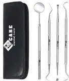 YSCARE Dental Zahnpflege set Mundzahnspiegel Zahnspiegel Zahnsonde Zahnreinigung Bleaching Set (4p set)