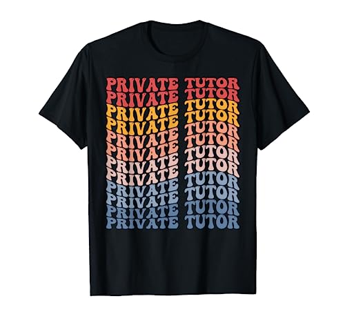 Privatlehrer Groovy Retro T-Shirt