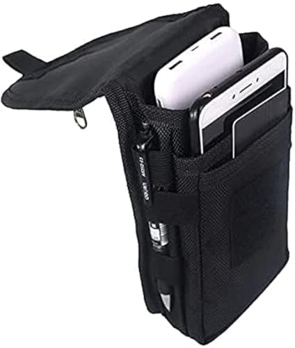 Onunaf Große Smartphonetasche Gürteltasche,Handytasche Gürtel,Handy Gürteltasche für iPhone 15 14 13 12 11 Pro Max,Handytasche Werkzeughalter,Geschenke für Männer, Schwarz