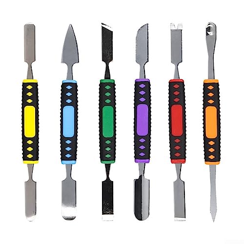 DAZZLEEX 6PCS Metall Brechstange Set, Portable Pry Handy Wartung Demontage Werkzeug Für Reparatur Elektronische Produkte