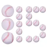 LNGJIN Schaumstoff-Softball，15 Pack PU Baseball，Foam Softball，Soft Baseballs,Sportlicher Schlagball，Training Baseball，Weiche Bälle，Schaumstoffbälle，Pitching-Fangtraining