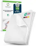 Sensalou Matratzenschoner wasserdicht 50x90 cm – Matratzenauflage für kleine Baby Beistellbetten – wasserdichte Nässeschutz Unterlage, Oeko-TEX Zertifiziert, waschbar