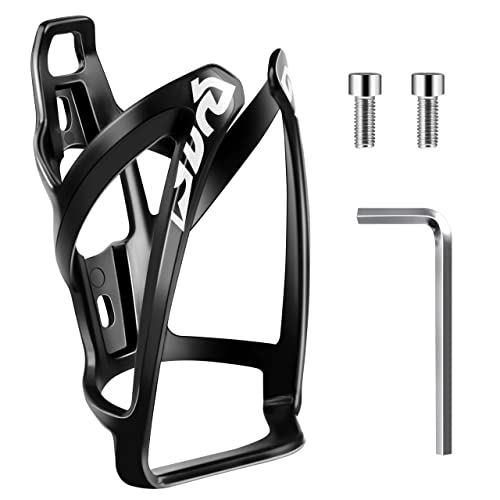 Teamkio Flaschenhalter Fahrrad Getränkehalter Fahrrad Trinkflaschenhalter Leicht Wasserflaschenhalter Flasche Halter Rack für MTB Rennrad Mountain Road Bike Schwarz