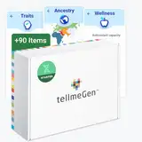 tellmeGen Starter DNA-Test (Abstammung + Eigenschaften + Wellness) Über 90 aktualisierte Berichte