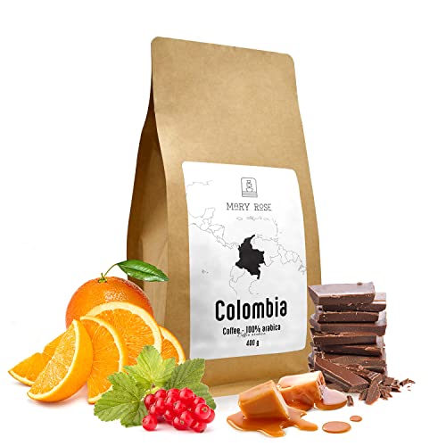 Mary Rose Kaffeebohnen Kolumbien Medellin | Kolumbianischer Kaffee | Kaffeespezialitäten | Omniroast | Kolumbien | Frisch gerösteter Kaffee | 400g