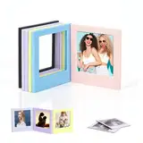 posionks 6 Stück Magnetischer Mini-Bilderrahmen Magnetische Fotorahmen Kühlschrank Kombination Kreative Mini-Magnet-Bilderrahmen Für Kühlschrank-Aufkleber DIY Fotorahmen 8.8 * 8.3 * 0.6cm, 6 Farben