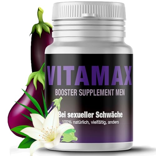 VITAMAX Booster 10 Blaue Tabletten für den Mann | Keine Kur- Langanhaltend Soforteffekt - Hochdosiert 2.0 Natürliche Inhaltsstoffe | Original von Plantapax