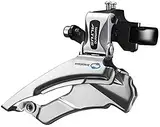 SHIMANO UMWERF. SCHELLE 34.9 (31.8+28.6 AD) DOWN-SW. DUAL-P. 66-69 42/48Z, Schwarz/Silber