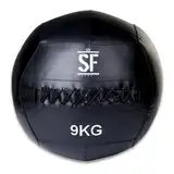 Suprfit – Medizinball 9 kg für Cross- & Functional Training – Wall Ball mit weichem Polster & griffiger PVC-Oberfläche – Gewichtsball zum Training von Explosivkraft, Kondition & Koordination