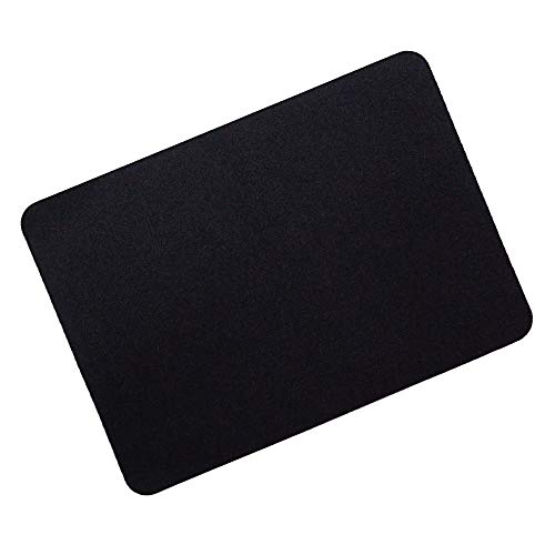 Gomin Mauspad – 28 x 20 cm Gaming Mousepad – rutschfest und Wasserdicht – Nahtlose Kanten Mouse Pad verbessert Geschwindigkeit und Präzision, Mausmatte für PC, Büro, Laptop, Computer – Schwarz