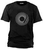 Wolkenbruch® T-Shirt DJ Schallplatte Vinyl,schwarz, M