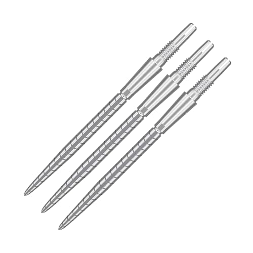 Target Darts Swiss Point Storm Dartspitzen, Quarz (3er Pack Spitzen) 35MM - Silber | Wechsel Dartspitzen, Swiss Stormspitzen, Profi Dart Zubehör