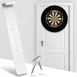 Dartscheibenhalterung ohne Bohren für Innentüren,Halter Dartscheibe Tür, Steeldart,Halter Dartboard