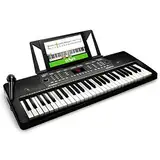 Alesis Melody 54 - Tragbares 54-Tasten Keyboard mit eingebauten Lautsprechern, 300 integrierten Sounds, 300 integrierten Rhytmen, 40 Demo Songs, beeindruckenden Lernwerkzeuge, Mikrofon, Notenablage