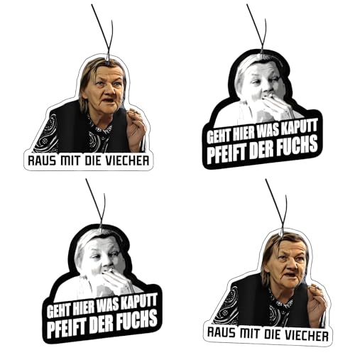 4× Duftanhänger Auto, Duftbaum Auto Karinritter, Auto Lufterfrischer, Lustiger Duftbaum Auto, Duftanhänger Auto Personalisiert