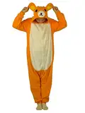 LorranTree Relax Bär Onesie Relaxo Kostüm Jumpsuit Erwachsene Pyjama Damen Herren Tier Schlafanzug Weihnachten Karneval Halloween SY-Bear M