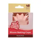 FunCakes Baking Cups Pastell Rosa 48 Stück Muffin und Cupcake Förmchen Papier, Bloom Backförmchen aus beschichtetem Karton, Perfekt für Cupcakes und Muffins - Pk/48