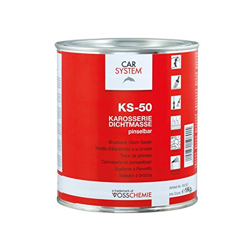 CARSYSTEM Karosserie-Dichtmasse - pinselbar grau 1 kg 150.801