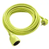 Masterplug Verlängerungskabel, 5 m, Schuko-Verlängerung, für den Außenbereich, IP44, Grün