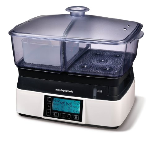 Morphy Richards Intellisteam Kompakt-Dampfgarer 6 Liter 48775 Digital display Dampfgarer weiß