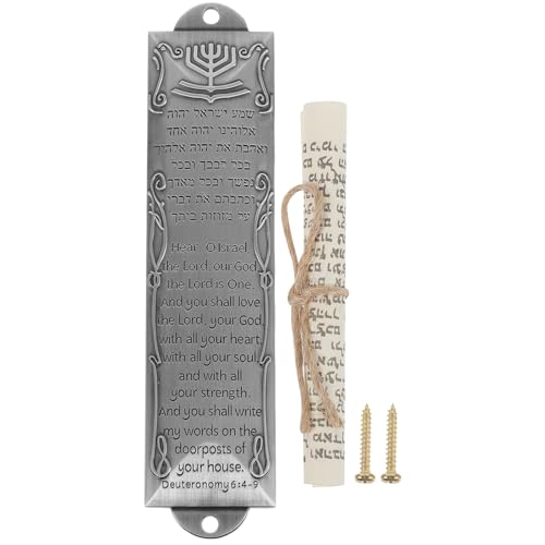 Garneck Mesusa Schriftrolle Mezuzah Tür Jüdische Amulett Türdeko Glücksbringer Jerusalem Israel Deko Jüdische Geschenke Religiöse Artikel Feng Shui Charms Wohnzimmer Wanddeko