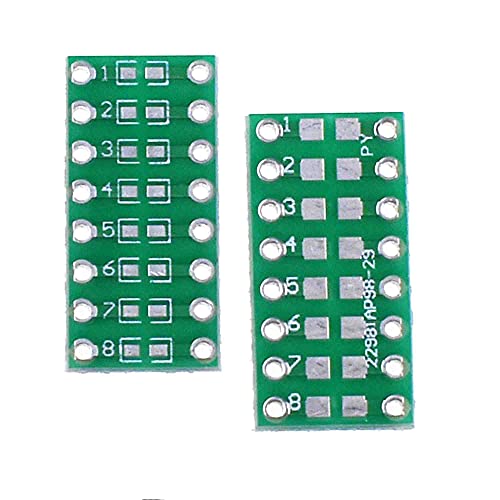 Reland Sun 10 Stück SMD auf DIP Adapter PCB Proto Board Kit SOP8 SOP10 SOP14 SOP16 SOP20 SOP24 SOP28 0402/0603/0805 SMT SOT89/SOT223 TQFP100 QFN32 QFN44/48 Adapterplatine (0402-0603-0805 SMT)