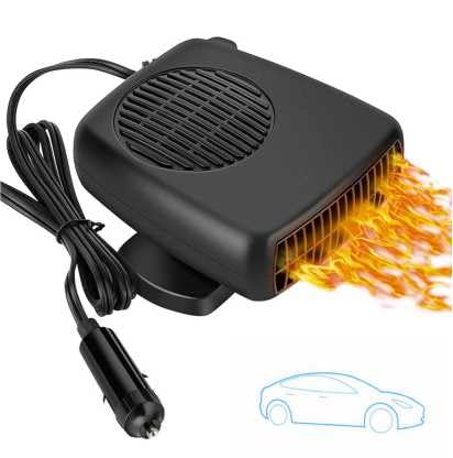 Showvigor Auto-Heizung, 12 V, 150 W, tragbare Windschutzscheibenheizung, Defogger, Entfroster, 2-in-1-Schnellheizung, Fahrzeugheizung, Automatische Windschutzscheibenheizung
