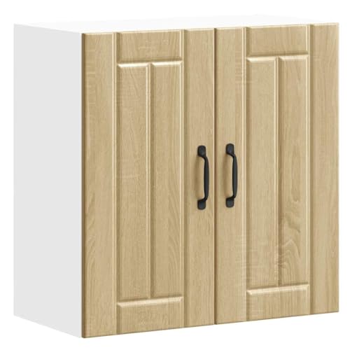vidaXL Küchen-Hängeschrank Lucca Sonoma-Eiche Holzwerkstoff, Wandschrank Küche, Wandschrank, Oberschrank, Küchenschrank, Hängeschrank