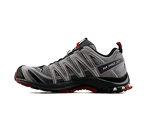 Salomon XA Pro 3D Herren Trail Running Schuhe, Stabilität, Grip, Dauerhafter Schutz, Monument, 44