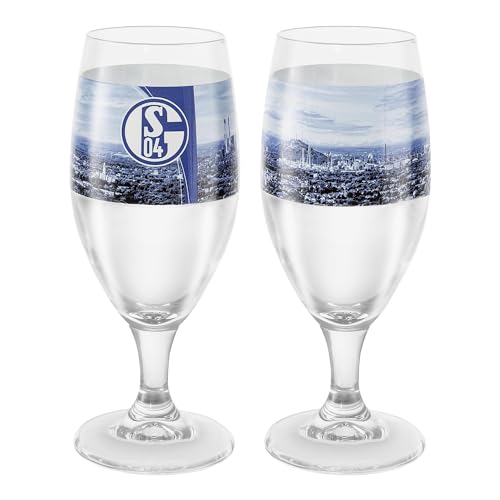 FC Schalke 04 Pilsglas 2er Set (transprarent)