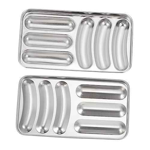 VINTORKY 1 Satz Wurstform Aus Edelstahl Wurst Links Geformt Schinken Backen Hotdog Hausgemacht Gehäuse Für Wurstherstellung Edelstahl 304 Silver