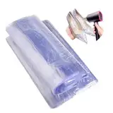 Transparente Schrumpffolienbeutel 100 Stück Schrumpffolie Taschen,Schrumpfbeutel Heißsiegel PVC Schrumpfen Beutel Folie für Geschenke verpacken, DIY Handwerk, Bücher, Schuhe (100 Stück 20 * 40)