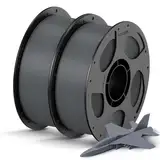 ANYCUBIC Refill High Speed PLA und Spool Kit, Bis zu 600 mm/s Hohe Geschwindigkeit 3D Drucker Filament, Intelligente Identifikation 2KG Grau