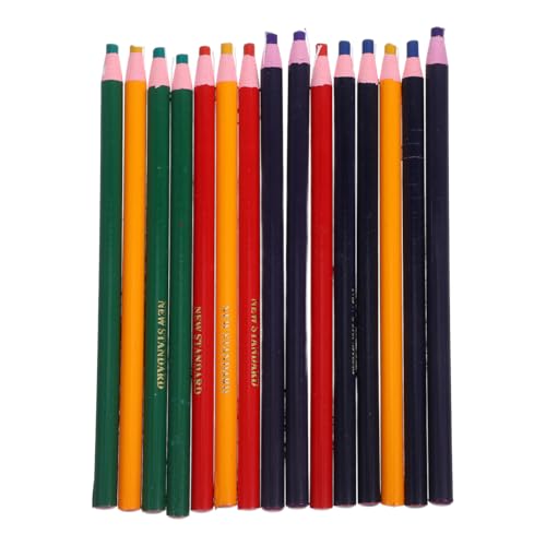 Cabilock 15Pcs China Marker Peel- Off Marker Fett Bleistift Fett Bleistifte Buntstifte Chinagraph Fett Wachs Bleistift für Metall Glas