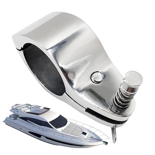 Rohrkieferschiene, Backengleiter | Klemmschiene aus Edelstahl, Klemmverbindung für Rundrohr, Marine-Boot, Marine-Ausrüstung für Schiebeschiffe