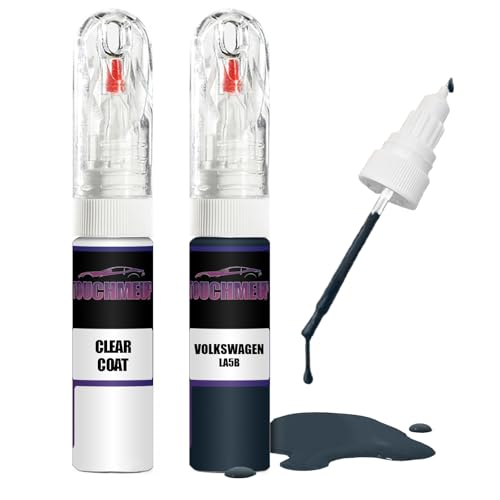 Für Volkswagen Marinebau LA5B + Klarlack Ausbesserungslack Fix Kit