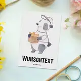 Mr. & Mrs. Panda Personalisierte Postkarte Bäckereifachverkäufer Herz - Personalisierte Geschenke, Sonntagmorgen, Geschenk, Backwarenverkäufer,