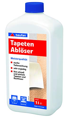 Baufan Tapetenablöser, hochwirksam & lösungsmittelfrei, 1 l, Transparent, 1 liter, 005205008