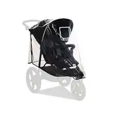 hauck Universal Regenschutz Buggy mit 3 Rädern, Reflektierende Umrandung, Kontakt-Fenster, Gute Luftzirkulation, Einfache Befestigung, Kompatibel mit hauck Runner Serie, Transparent