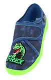 Beck Jungen T-rex Hausschuh, Blau, 30 EU