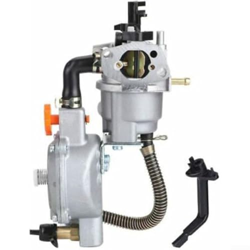 Gasgenerator Dual Fuel Carburettor, Vergaser Umbausätze LPG NG Umbausatz Conversion Kit für Benzin-Generatoren 2-5KW 168F Manuelle Drosselspule Hohe Genauigkeit Gartenzubehör