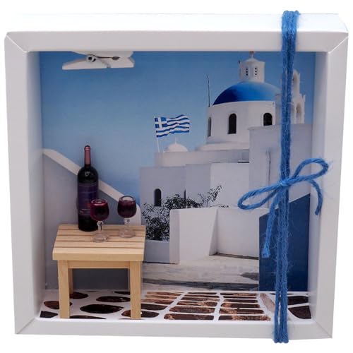 ZauberDeko Geldgeschenk Verpackung Griechenland Santorini Geldverpackung Urlaub Reise