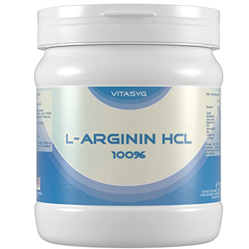 L-Arginin HCL Pulver 1000g - 1kg - Premium L-Arginn HCL ohne Zusätze - vegan