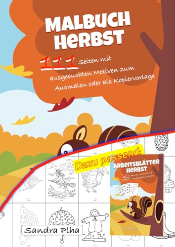 KitaFix-Kreativ: Malbuch Herbst: 111 Seiten mit ausgesuchten Motiven zum Ausmalen oder als Kopiervorlage