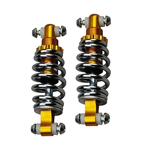 Motorrad StoßDäMpfer 2 Stück 125 mm Hochleistungs-Hinterrad-Stoßdämpfer for Elektro-Fahrrad-Roller, E-Bike-Feder-Hinterrad-Stoßdämpfer Universal StoßDäMpfer