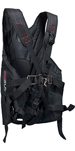 GUL Stokes Trapeze Harness in Schwarz - Unisex - Breittragende Spreizstange - Gepolsterte Seiten