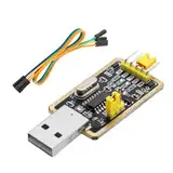 QIQIAZI UART-TTL USB Adapter mit Konverter CH340G, 3.3V / 5V UART-TTL USB Adapter mit Jumper Kabel kompatibel mit Arduino