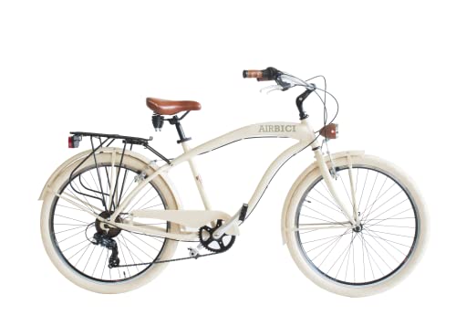 Airbici Cruiser-Fahrräder für Männer (Beige)