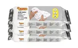 Jovi Air Dry Modelliermasse, gebrauchsfertig, lufttrocknend, auf Basis von Feuchtton, 3x 500g in weiß