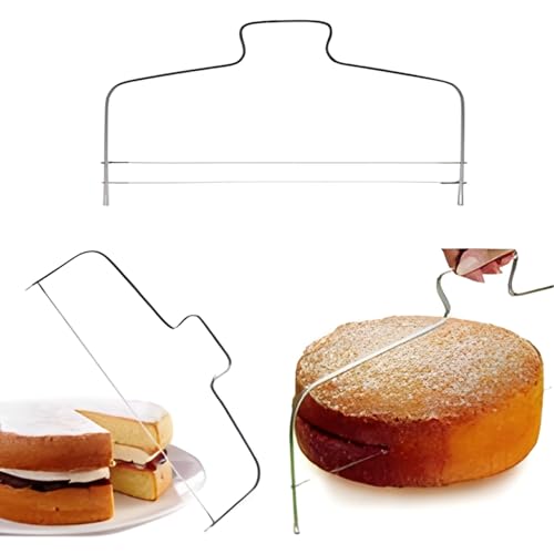 Tortenschneider,Tortenbodenschneider,Kuchenschneider Schneidehilfe Tortenmesser,Blechkuchen Kuchen Kuchenteiler,Schneider Torten Tortenboden,Cake Kuchenboden Kuchenmesser,Mit Tortenbodenteiler